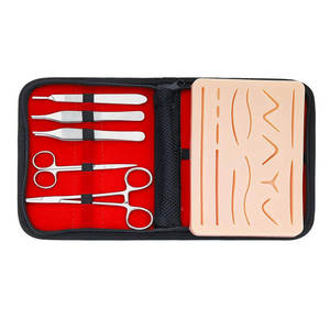 Kit de pratique de suture chirurgicale de qualité supérieure pour la formation médicale, avec matériaux et instruments de suture cutanée réutilisables, par Tegra - Product Image 2