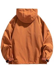 Unisex Lightweight Solid Casual Outerwear Winter 100% Cotton Waterproof <b>Pullover</b> Hoodie Windbreaker <b>Jacket</b> XS Size 2026 - Product Image 6