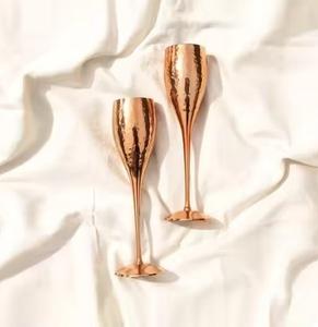 Flûtes et gobelets de luxe sans BPA, adaptés aux aliments, en métal, parfaites pour les cocktails, idéales pour offrir en cadeau et décorer votre bar à domicile - Product Image 4