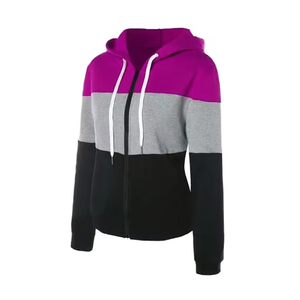 Sweat-shirt à capuche en polaire respirant à manches longues pour femme, imprimé personnalisé, 100% polyester, hiver - Product Image 5