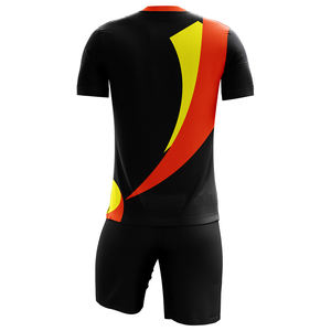 Uniforme de football pour hommes fabriqué au Pakistan, imprimé, à manches courtes, 100% polyester, de haute qualité - Product Image 4