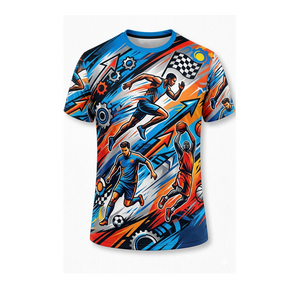 เสื้อยืดโพลีเอสเตอร์เนื้อเรียบ พิมพ์ลายโลโก้ด้านหน้าได้ ความละเอียดสูง 210 กรัม เหมาะสำหรับใส่ลำลอง - Product Image 2