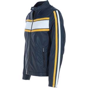 เสื้อแจ็คเก็ตหนังแท้สำหรับผู้ชาย แจ็คเก็ตนักขี่มอเตอร์ไซค์มืออาชีพ ขายส่ง รับทำโลโก้ คุณภาพสูง หนังวัวแท้ - Product Image 5