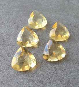 พลอยอัญมณีทรงเหลี่ยมเพชรพลอย Citrine ธรรมชาติอัญมณีอัญมณีรักษาแบบหลวมของขวัญหินคริสตัล - Product Image 1