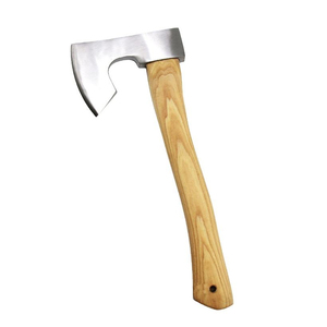 Small Outdoor Axe With Strong Steel Head And Smooth Wooden Handle For Wood Chopping Kindling And Survival Tasks - Product Image 1
