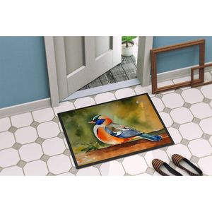 Felpudo de Pato Mandarín antideslizante lavable de pila baja 24H X 36W alfombra de entrada para interiores y exteriores alfombrilla para puerta delantera - Product Image 4