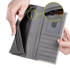 Genuine Leather Men Clutch Bag with <b>Wristlet</b> Large Capacity Travel Wallet Leather Purse Men - Product Image 5