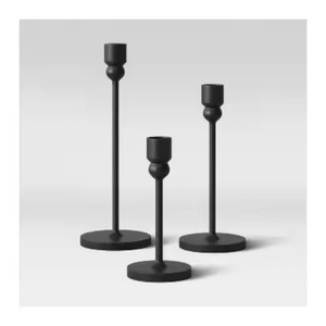 Support à bougie en métal élégant pour une décoration intérieure raffinée, porte-bougie décoratif pour table, décoration d'intérieur - Product Image 3