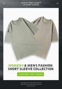 Camiseta de gran tamaño lisa con hombros caídos, camiseta Unisex personalizada, fabricación de camisetas de alta calidad para hombres y mujeres - Product Image 5