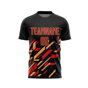 Vêtements de sport haut de gamme avec finition soignée et design flexible pour les maillots d'entraînement des équipes - Product Image 2