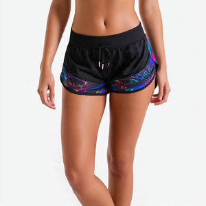 Pantalones Cortos Deportivos 2 en 1 para Mujer, Ligeros, de Doble Capa, con Cordón en la Cintura, de Secado Rápido - Product Image 5