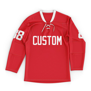 Maillot de Hockey sur Glace Personnalisé pour Entraînement Junior, Réversible Double Face, Camouflage Numérique Tendance, Streetwear Équipe, Pas Cher - Product Image 5