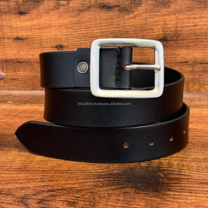 Nouvelle arrivée 100% cuir véritable alliage boucle ceinture mode luxe hommes d'affaires noir concepteur personnaliser ceintures en cuir de vachette - Product Image 4