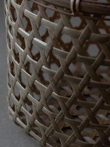 Handwoven Hexagonal Bamboo Basket <b>Tall</b> Natural Woven <b>Storage</b> Basket Rustic Home Decor Organizer Supplier Manufacturer - Product Image 3