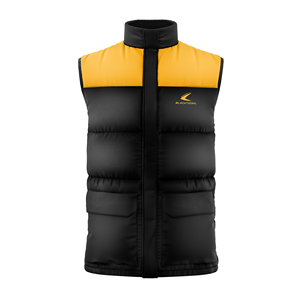 Gilet matelassé décontracté pour homme, séchage rapide, personnalisé, tendance, avec fermeture éclair chauffante, vente en gros, coupe-vent - Product Image 2