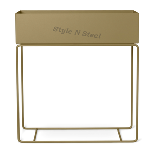 Jardinière Moderne Classique Polyvalente en Fer Thermolaqué Durable pour Intérieur et Extérieur avec Drainage - Product Image 1