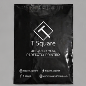 Custom Logo Printed Black Poly Mailer Bags Courier Packaging <b>Waterproof</b> Self Seal Shipping Bags for Clothing Apparel E Commerce - Product Image 1