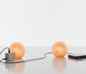 Mini lampes à sel USB en forme de boule de l'himalaya - Product Image 1