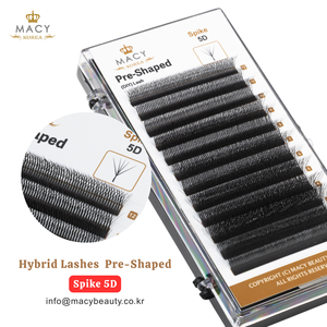 Pestañas Híbridas Preformadas Spike 5D, MACY BEAUTY KOREA, Extensiones de Pestañas Premium al por Mayor, Pestañas Personalizadas con Marca Privada - Product Image 2