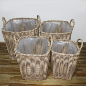 Artex Dong Thap Cesta Grande de Plástico para Almacenamiento de Ropa, Ideal para Lavandería, Cocina y Organización del Hogar, 2, 2, 2 - Product Image 2