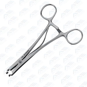 Équipements médicaux : Pince en acier inoxydable, instruments chirurgicaux de base, pince à cuir chevelu Raney de haute qualité, instruments médicaux chirurgicaux - Product Image 5