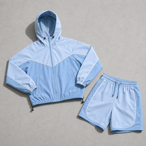 Veste coupe-vent unisexe personnalisée à capuche pour l'hiver, style streetwear, avec poignets élastiques, légère, en polyester, pour les marques sportives américaines - Product Image 6