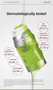 OGANACELL DERX CALM ACTIVE GEL CLEANSER - Gel Limpiador Profundo, Control de Grasa y Eliminación de Puntos Negros para Todo Tipo de Piel - Product Image 3