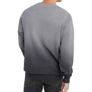 Sudadera de Cuello Redondo para Hombre, Color Sólido, Corte Regular, Tejido de Algodón, Informal, para Otoño - Product Image 6