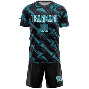 Conjunto de Uniforme y Camiseta de Fútbol Personalizados - 100% Poliéster Transpirable de Manga Corta con Estampado Deportivo para el Mercado de EE. UU. y Europa 2026 - Product Image 2