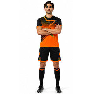 Uniforme de Fútbol Personalizado para Adultos, Venta al Por Mayor OEM, Ropa de Práctica, Nuevo Estilo, Ropa Deportiva, Uniforme de Fútbol Sublimado - Product Image 3