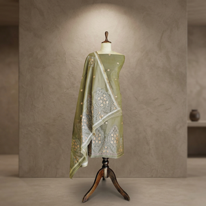 Salwar Kameez Tradicional de Algodón con Trabajo de Tejido para Mujer, Ropa de Boda de India y Pakistán, de Proveedor Indio - Product Image 1