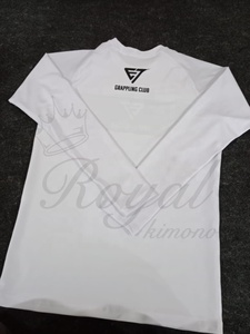 เสื้อรัดกล้ามเนื้อพิมพ์ลายตามสั่งสำหรับบราซิลเลียนยิวยิตสู ช่วยระบายเหงื่อ เหมาะสำหรับการฝึกซ้อมกีฬาต่อสู้ - Product Image 4