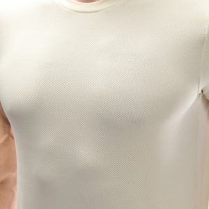 Custom Off <b>White</b> Men's Compression Shirt Quick Dry Gym Workout Running Fitness Athletic Short Sleeve Performance Tee - Product Image 6