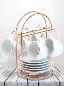 3 Tier Black Metal Corner Shelf Organizer Multi Layer <b>Kitchen</b> Cabinet Storage Rack for Plates Bowls and <b>Pantry</b> Organization - Product Image 3