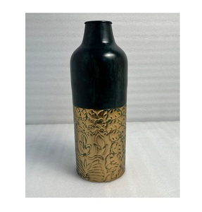 Maceta Moderna de Hierro con Acabado en Dos Tonos para Plantas de Interior, Decoración del Hogar y Oficina - Product Image 6