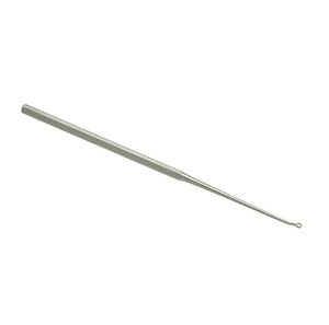 Cureta de acero inoxidable Buck Ear con punta angulada roma, instrumentos ENT, removedor de cera de oído quirúrgico veterinario - Product Image 1