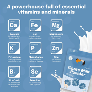 Lait de chèvre pour chiots Lait de chèvre entier en poudre pour chiots, chatons, chiens de compagnie Complément alimentaire et enrichi en vitamines avec colostrum - Product Image 4