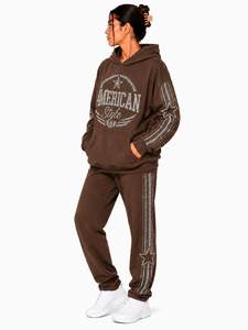 Sudadera de Corte Holgado, Estilo Urbano Moderno, 100% Algodón, Transpirable, Forro Polar para Invierno, Logotipo Bordado Personalizado - Product Image 5