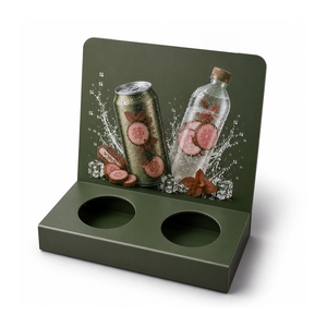 Exhibidor de Piso para Botellas de PVC Ecológico y Duradero para Promoción de Bebidas en Tiendas Minoristas y Supermercados, con Impresión Personalizada de Marca - Product Image 4