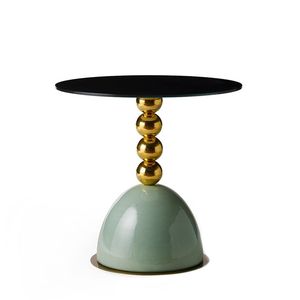 Side <b>Table</b> for Modern Apartment Hot Sale Designer Accent Steel Tray sideTable Elevated <b>Edge</b> for Display Area Minimal - Product Image 3