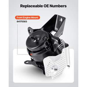 Heavy-Duty Aluminum <b>Engine</b> Motor <b>Mount</b> Replacement for 2014-2018 Chevrolet Silverado 1500 5.3L V8 Secure Support Black Universal - Product Image 3