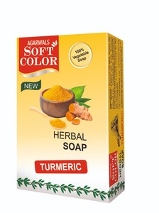 Savon de bain au curcuma Pyary de qualité supérieure, fabriqué en Inde, avec des ingrédients naturels à base de plantes, effet blanchissant, fait à la main - Product Image 4