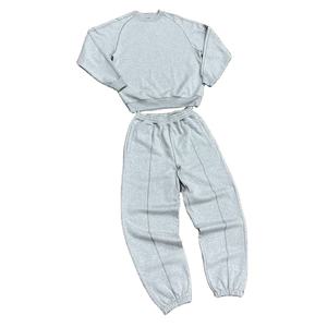 Conjunto de Sudadera con Capucha y Pantalones de Chándal de Algodón 100% Transpirable, de Corte Regular y Peso Pesado, Personalizado OEM, Unisex, para Invierno, con Estampado Acampanado - Product Image 2