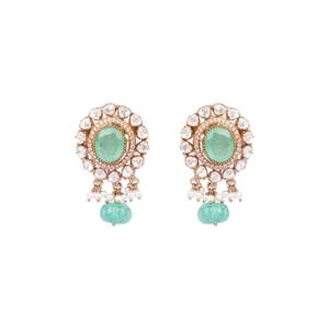 Ensemble collier et boucles d'oreilles Gajaah en argent sterling 925 avec pierres multicolores, bijoux en argent pur pour femmes, pour occasions festives et mariages - Product Image 3