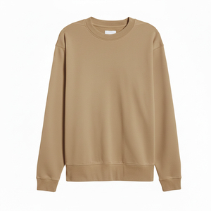 Sweat-shirt unisexe à col rond, tricoté, surdimensionné, couleur unie, décontracté, pour l'automne, OEM ODM, confortable, grande taille, durable - Product Image 1