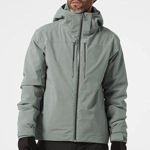Veste matelassée unisexe de haute qualité en toile, imperméable, coupe-vent, respirante, polyester/coton, à capuche, pour l'hiver - Product Image 1