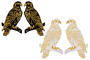 Par de Tiradores de Armario Contemporáneos en Forma de Águila de Aleación de Zinc, Acabado Negro Mate y Dorado, Diseño Novedoso y Duradero - Product Image 5