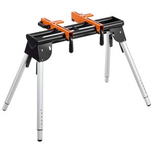 Supporto Pieghevole in Acciaio per Sega Troncatrice, Capacità di Carico 330 libbre, Staffe di Montaggio Monopezzo 29.1-32.9 pollici, Componente per Macchinari per la Lavorazione del Legno - Product Image 1