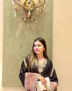 Robe Anarkali en soie noire brodée d'étoiles, longueur ras du sol, tenue traditionnelle indienne et pakistanaise pour mariage, coupe régulière pour femme adulte - Product Image 5