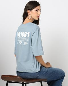 Camiseta al por Mayor para Mujer, 100% Algodón, Cuello Redondo, Logotipo OEM Personalizado, Diseño de Color Personalizado, Camiseta Holgada para Mujer - Product Image 2